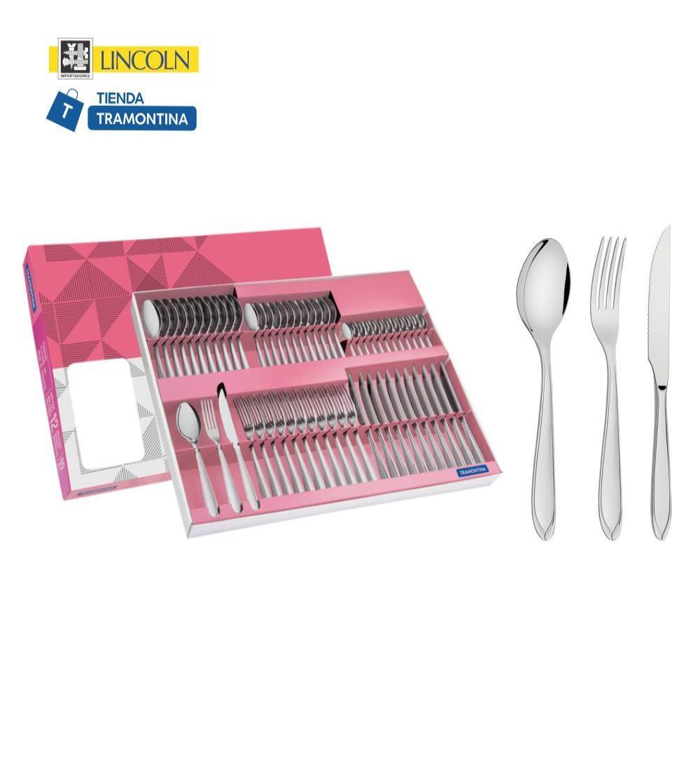 JUEGO DE CUBIERTOS LAGUNA Tramontina 60 piezas 784